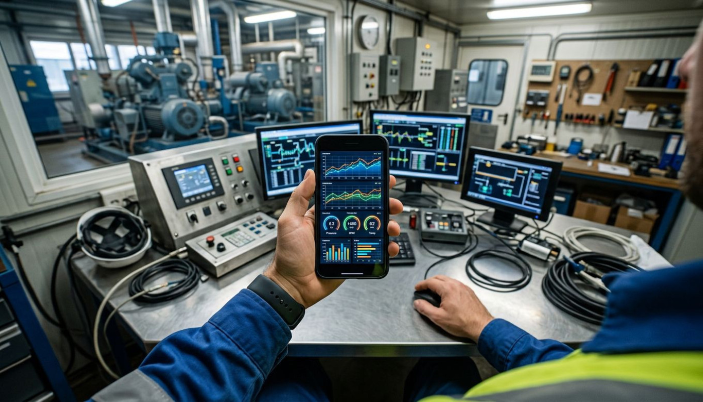 Applications mobiles : vers un suivi en temps réel des compresseurs